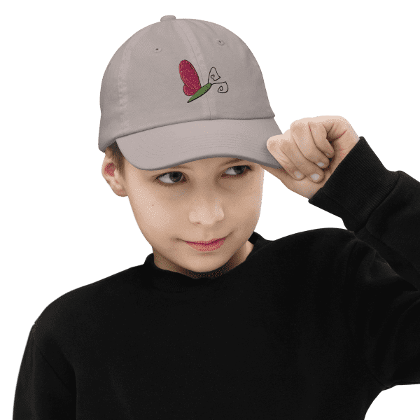 Butterfly Baseball Cap - Grey - Boy