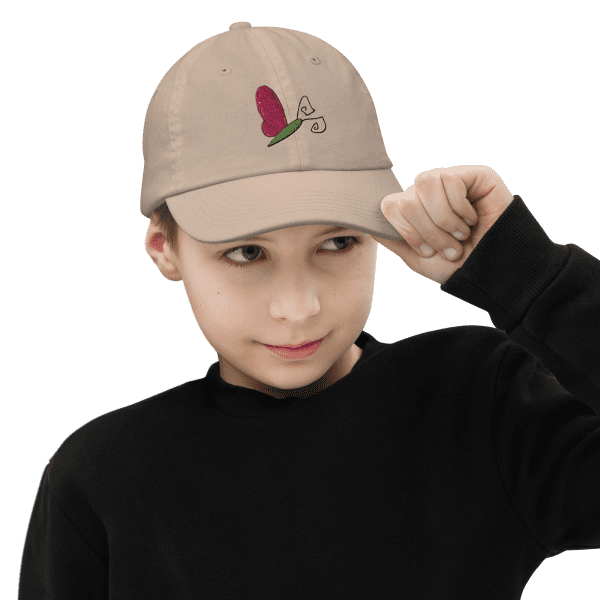 Butterfly Baseball Cap - Khaki - Boy