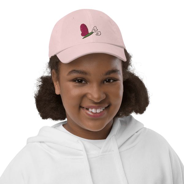 Butterfly Baseball Cap - Pink - Girl