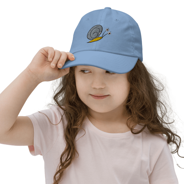 Snail Baseball Cap - Blue - Girl