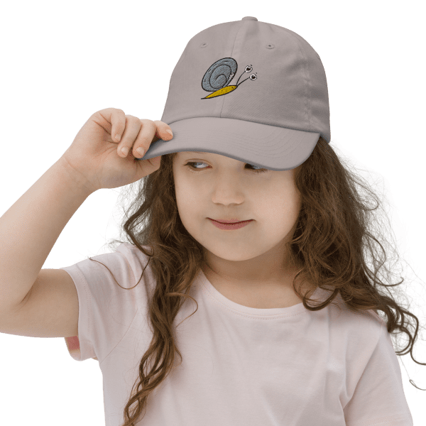 Snail Baseball Cap - Grey - Girl