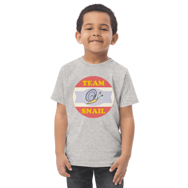 Team Snail - Toddler Tee - Heather - Front 1