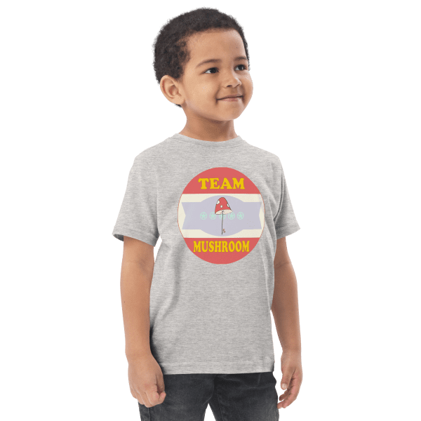 Team Mushroom Toddler Jersey T-shirt - Image 2