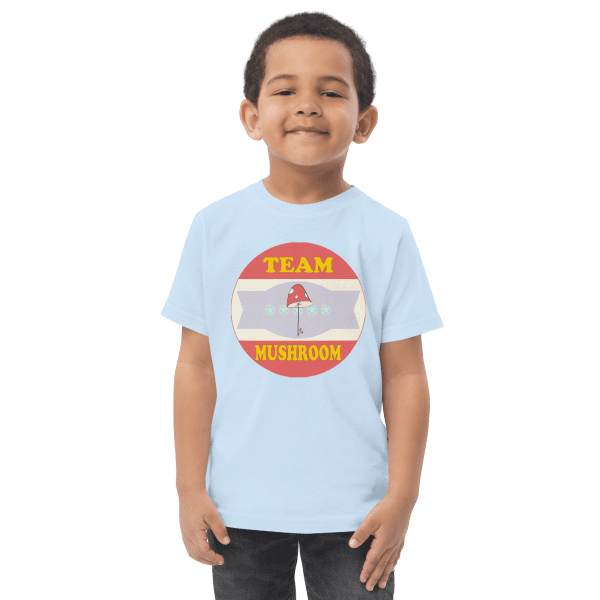 Team Mushroom Toddler Jersey T-shirt - Image 3