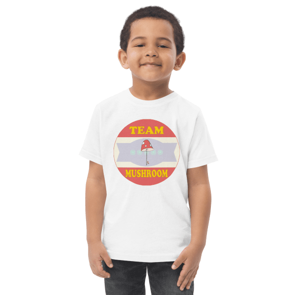 Team Mushroom Toddler Jersey T-shirt - Image 5