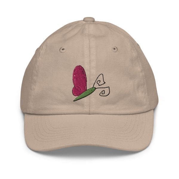 Butterfly Youth Baseball Cap - Image 3